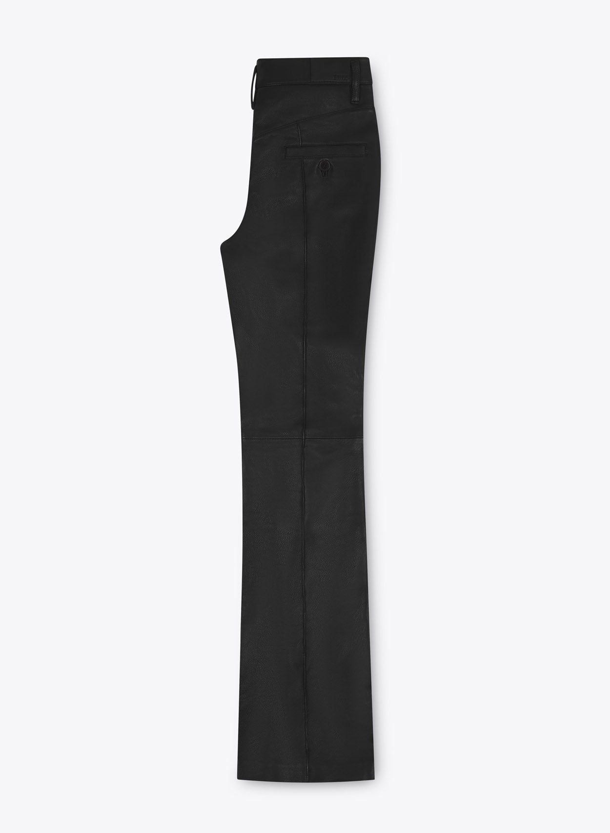 Medium Black Leather Pants Bootcut Urban Concept Bogattica Made in