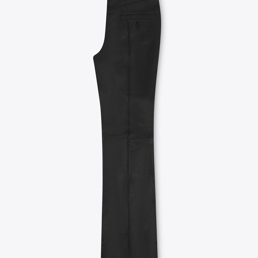 high-waisted-pin-tuck-slim-fit-flare-leather-trousers-phix