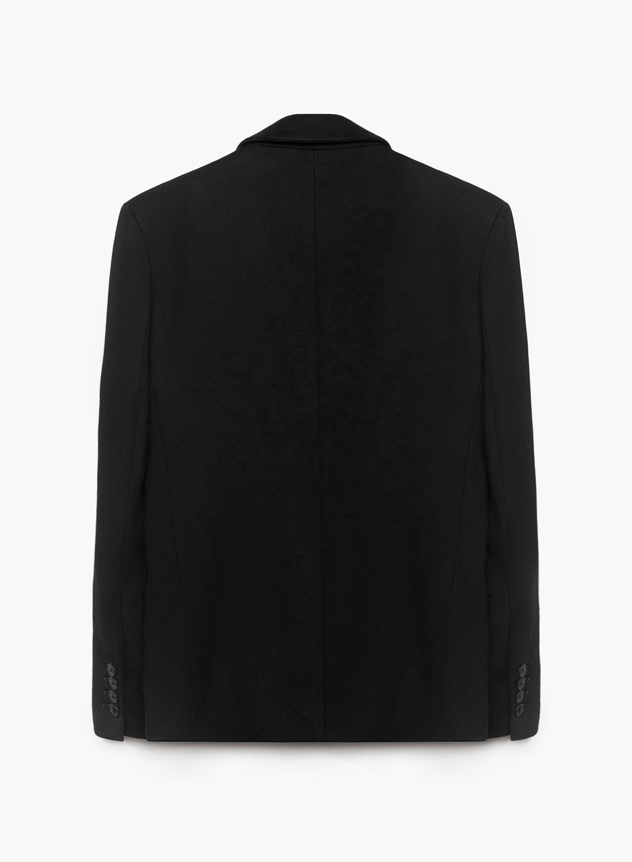 Black Chiffon Sequin Button Down Shirt