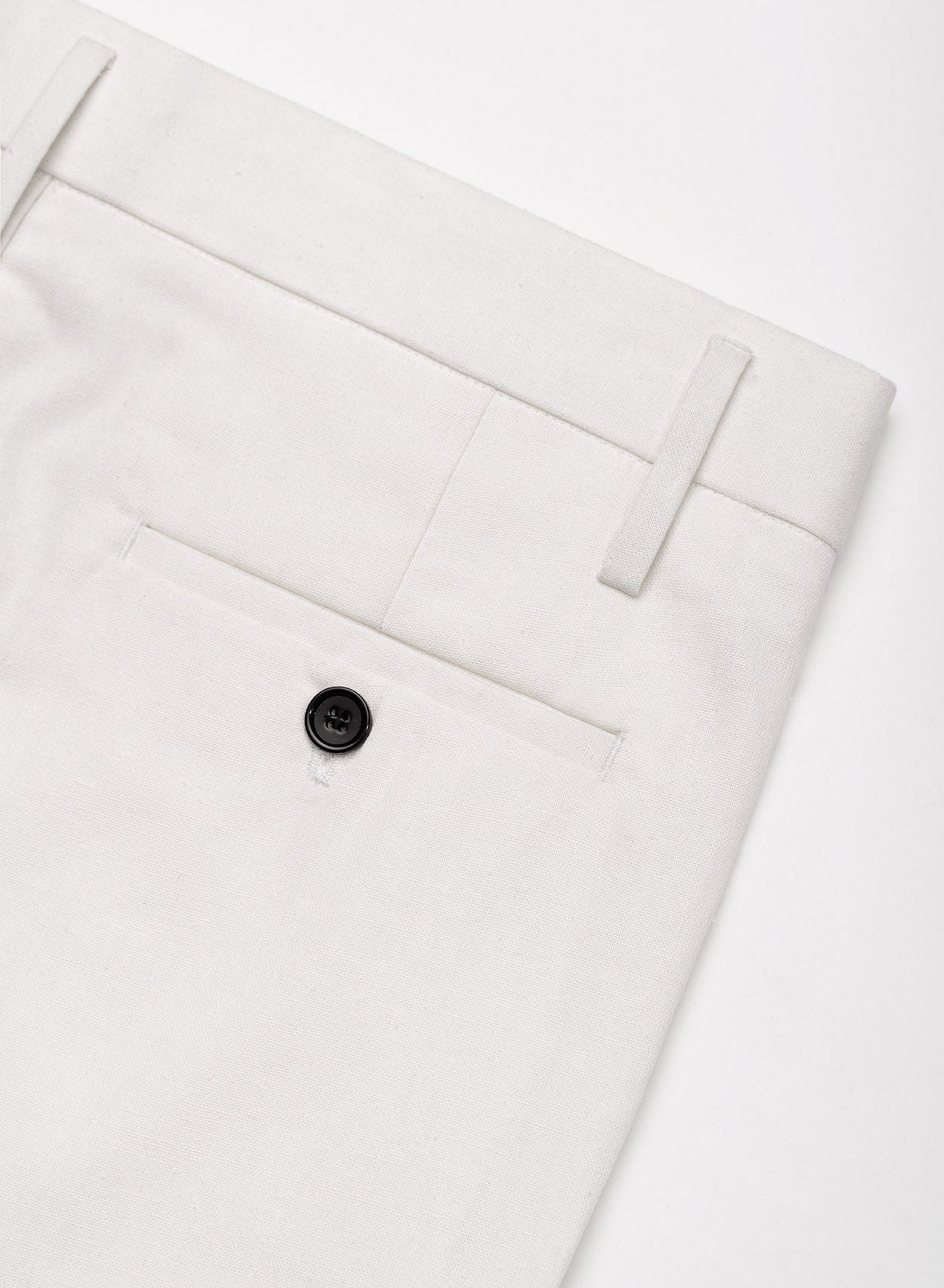 Palermo Off-White Linen Flare Trouser